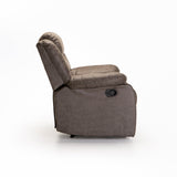 YAZ LUXURY FABRIC ARMCHAIR RECLINER - GREY