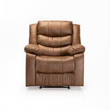 YAZ LUXURY FABRIC ARMCHAIR RECLINER - BROWN