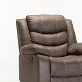 YAZ LUXURY FABRIC ARMCHAIR RECLINER - GREY