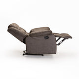 YAZ LUXURY FABRIC ARMCHAIR RECLINER - GREY