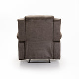 YAZ LUXURY FABRIC ARMCHAIR RECLINER - GREY