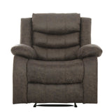 YAZ LUXURY FABRIC ARMCHAIR RECLINER - GREY