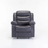 YUZI LUXURY FABRIC ARMCHAIR RECLINER - GREY