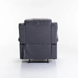 YUZI LUXURY FABRIC ARMCHAIR RECLINER - GREY