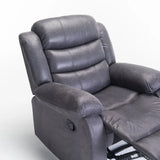 YUZI LUXURY FABRIC ARMCHAIR RECLINER - GREY