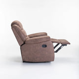 YUZI LUXURY FABRIC ARMCHAIR RECLINER - TAN