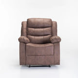 YUZI LUXURY FABRIC ARMCHAIR RECLINER - TAN