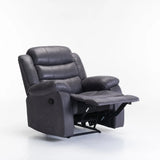 YUZI LUXURY FABRIC ARMCHAIR RECLINER - GREY