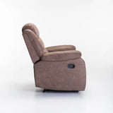 YUZI LUXURY FABRIC ARMCHAIR RECLINER - TAN