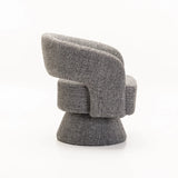 ZARA FABRIC SWIVEL CHAIR - GREY