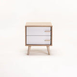 ZETA 2 DRAWER PEDESTAL - LIGHT OAK