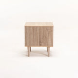 ZETA 2 DRAWER PEDESTAL - LIGHT OAK/WHITE