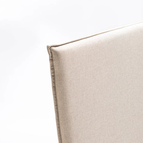 ZOE FABRIC SINGLE HEADBOARD - OATMEAL