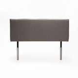 ZOE FABRIC SINGLE HEADBOARD - DARK GREY
