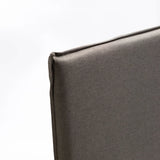 ZOE FABRIC SINGLE HEADBOARD - DARK GREY