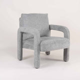 CARTER FABRIC CHAIR - LIGHT GREY