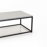 VIOLET 120x60cm COFFEE TABLE - GREY MARBLE