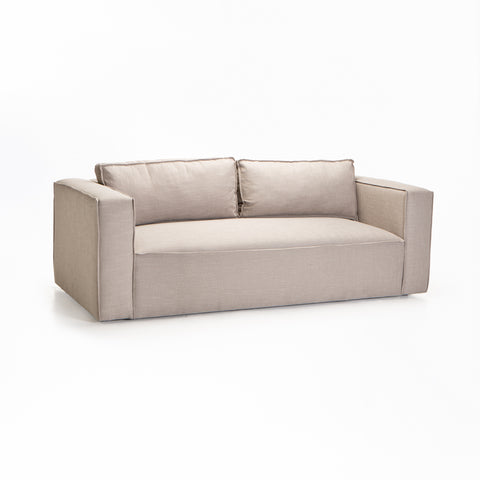 KYLO FABRIC 3 SEATER - PLATINUM