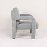CARTER FABRIC CHAIR - LIGHT GREY