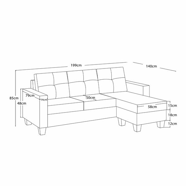Decofurn Furniture | jomo | Dimensions