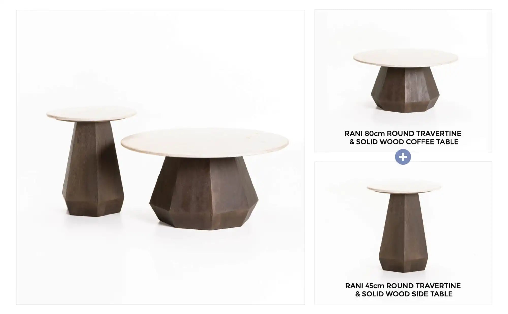 RANI SIDE TABLE & COFFEE TABLE COMBO